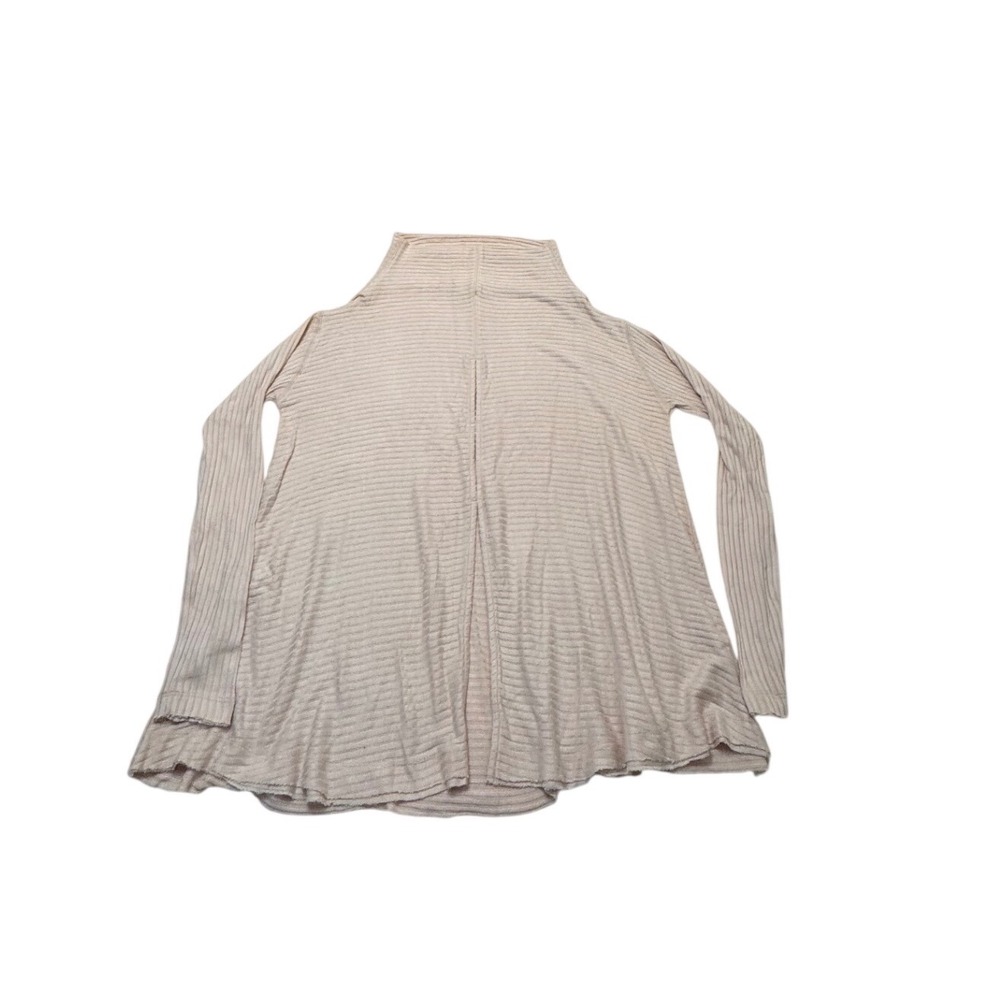 We The Free Free People Lover Pink Peach Ribbed Cowl Neck Tunic Top XS Open Back - Picture 7 of 8